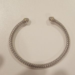 Authentic David Yurman 4 mm cable bracelet